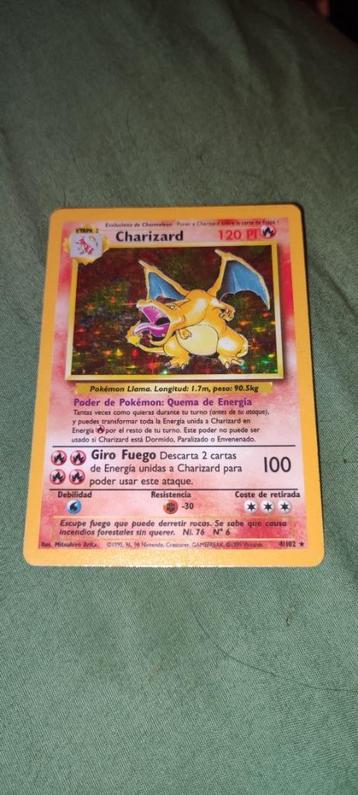 Pokemon Card - Charizard (Spanish) beschikbaar voor biedingen