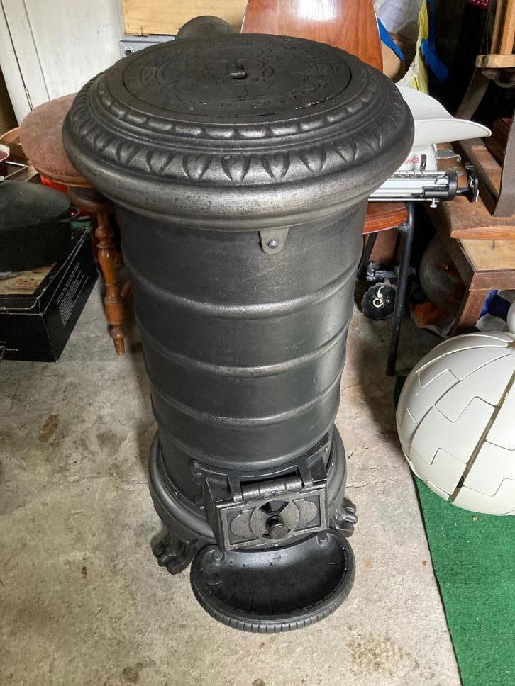 Gietijzeren pilaarhaard 88 x 40 cm - uitzonderlijke staat, Doe-het-zelf en Bouw, Verwarming en Radiatoren, Zo goed als nieuw, Kachel