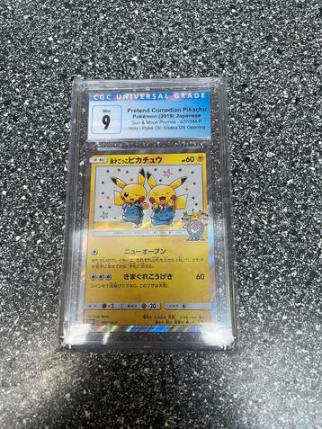 Pretend comedian pikachu cgc 9 beschikbaar voor biedingen
