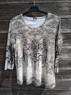 Gerry Weber : Mooi lichtgrijs/Beige Truitje T 42, Maat 42/44 (L), Ophalen of Verzenden, Zo goed als nieuw, Gerry Weber