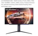 LG  27G595QE-B - OLED monitor, Computers en Software, Monitoren, Ophalen, Gaming