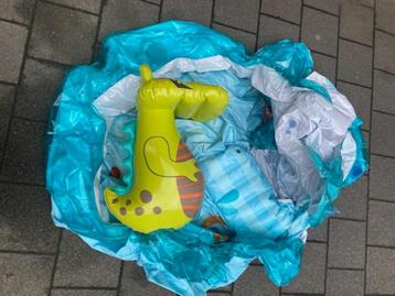 INTEX opblaaszwembad met glijbaan + krokodil, 200 à 400 cm, Piscine gonflable, Moins de 200 cm, Rond