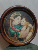 Antieke kader met Madonna Della Seggiola, Antiek en Kunst, Ophalen of Verzenden