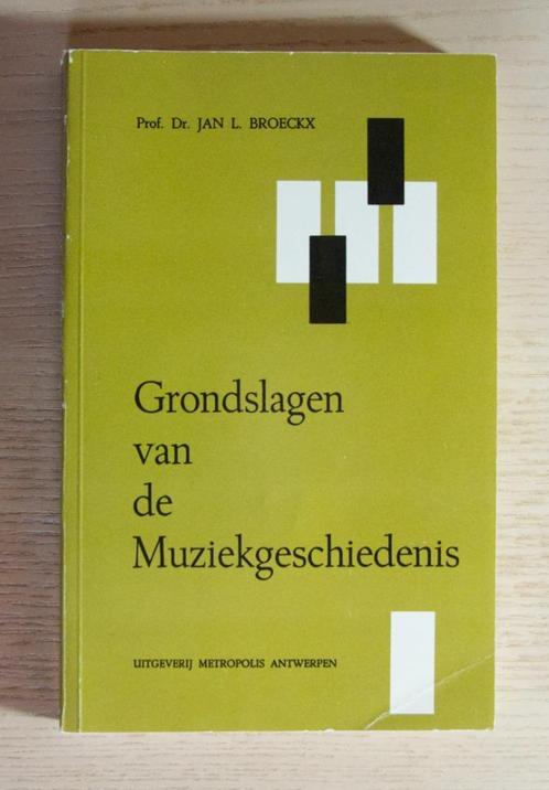 Grondslagen van de muziekgeschiedenis, Livres, Livres d'étude & Cours, Utilisé, Enseignement supérieur, Enlèvement ou Envoi