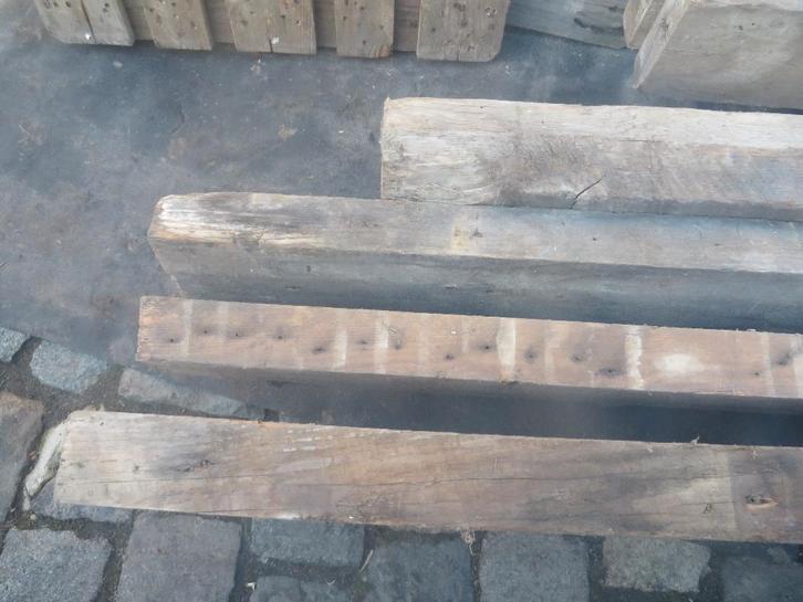 houten balken , juffers , ribben, Doe-het-zelf en Bouw, Hout en Planken, Ophalen of Verzenden