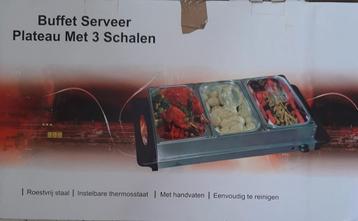 Buffet serveer 3-vaks beschikbaar voor biedingen