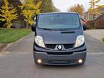 Renault Trafic 2.0Dci dubbele cabine, airconditioning**, Auto's, Euro 5, Zwart, Renault, Zwart