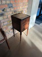 Mooi antieken nachtkastje met marmeren blad, Huis en Inrichting, Ophalen, Zo goed als nieuw