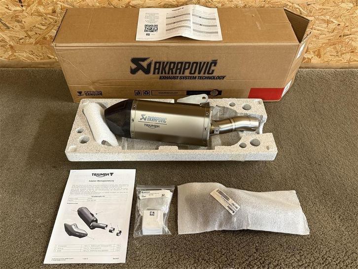 Akrapovic uitlaat demper Triumph Tiger Sport 800 25 A9605001, Motoren, Onderdelen | Overige, Nieuw, Ophalen of Verzenden