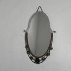 Art Deco spiegel in stalen frame, jaren '30, Ophalen of Verzenden