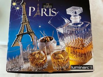 Cadeautip! 6 whiskyglazen + karaf - Luminarc - NIEUW beschikbaar voor biedingen
