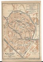 1905 - Mechelen stadsplannetje, Boeken, Atlassen en Landkaarten, Verzenden