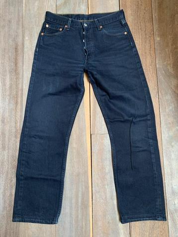 Levis 501 blauwe jeans overdyed W30 L32 Vintage Goede staat beschikbaar voor biedingen