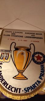 Fanion Coupe d'Europe RSC Anderlecht, Comme neuf, Enlèvement ou Envoi