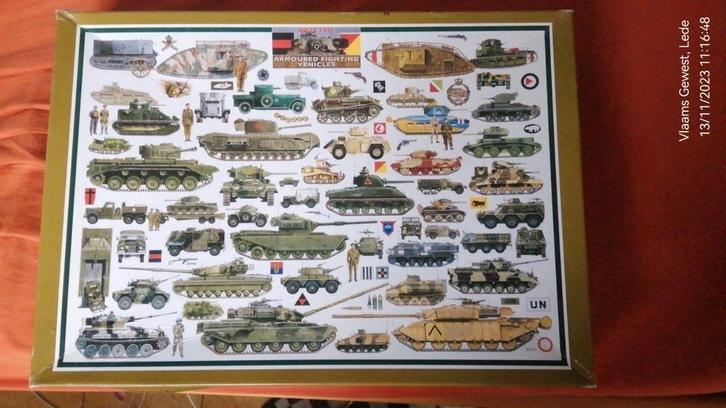 Britisch Armour 1000 stuks, Hobby en Vrije tijd, Denksport en Puzzels, Zo goed als nieuw, Ophalen of Verzenden