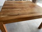 Teaken tafel, Ophalen, 50 tot 75 cm, Zo goed als nieuw, 100 tot 150 cm
