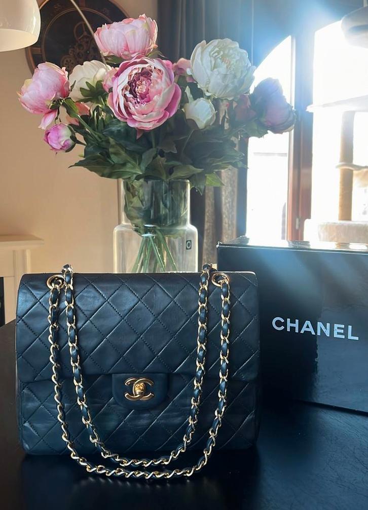 Chanel classic timeless double flap bag met 24k goud, Handtassen en Accessoires, Tassen | Damestassen, Ophalen