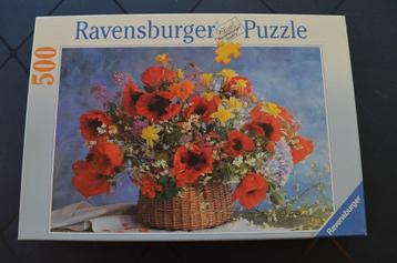 Ravensburger puzzel zomerboeket 500 st ca 49 x 36 cm beschikbaar voor biedingen