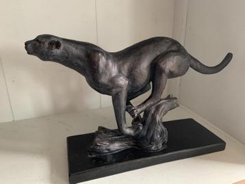 Black Panther - plateau - composiet - sculptuur - composiet beschikbaar voor biedingen