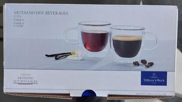 Villeroy & Boch Artesano Dubbelwandig Glas Set van 2 beschikbaar voor biedingen