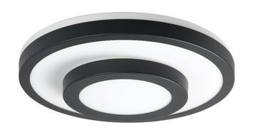 badkamer Plafondlamp LED dimbaar IP44 zwart 35cm beschikbaar voor biedingen