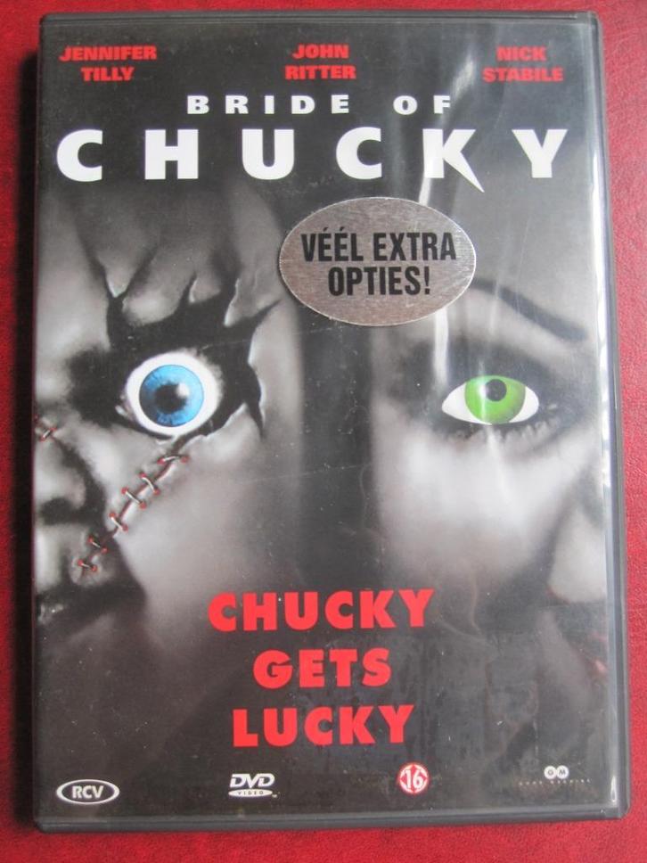 Bride of Chucky (1998), Cd's en Dvd's, Dvd's | Horror, Zo goed als nieuw, Overige genres, Vanaf 16 jaar, Ophalen of Verzenden