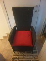 Belle chaise relax avec coussin rouge à vendre !, Enlèvement, Comme neuf