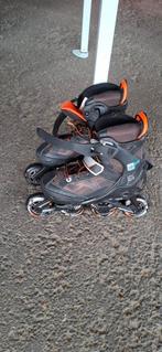Oxelo inline skates met beschermstukken maat 32-35, Ophalen of Verzenden, Zo goed als nieuw
