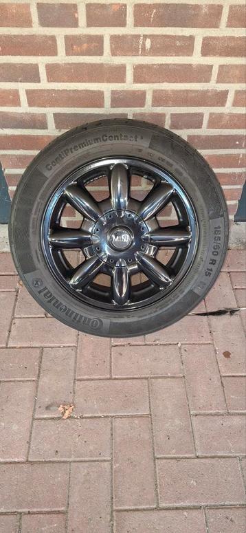 Mini velgen en banden 15inch met 4x100 disponible aux enchères