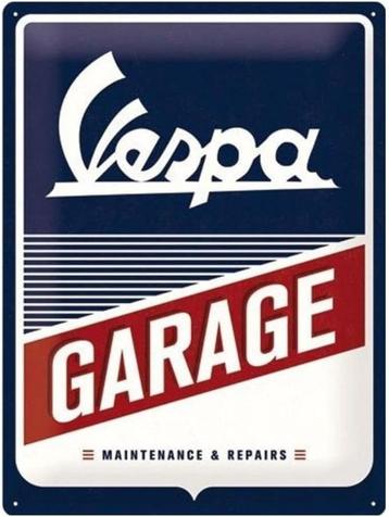 Vespa Vintage metalen bord GRATIS LEVERING