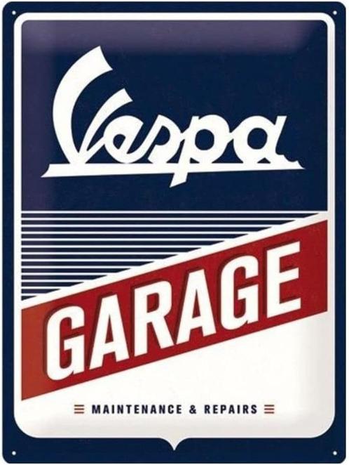 Vespa Vintage metalen bord GRATIS LEVERING, Verzamelen, Merken en Reclamevoorwerpen, Nieuw, Reclamebord, Verzenden