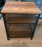 TABLE DE NUIT - COMMODE, 25 à 50 cm, Moins de 100 cm, Bois et métal, Enlèvement