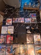 Console Sony PlayStation 2 + 18 jeux + 2 Manettes + Memory C, Enlèvement ou Envoi, 2 joueurs, Aventure et Action, Comme neuf