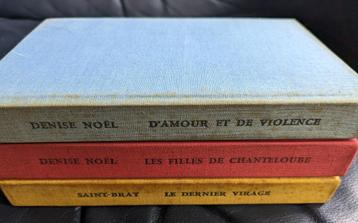 Lot 3 Livres Denise Noel Saint-Bray Editions Le Cercle Roman