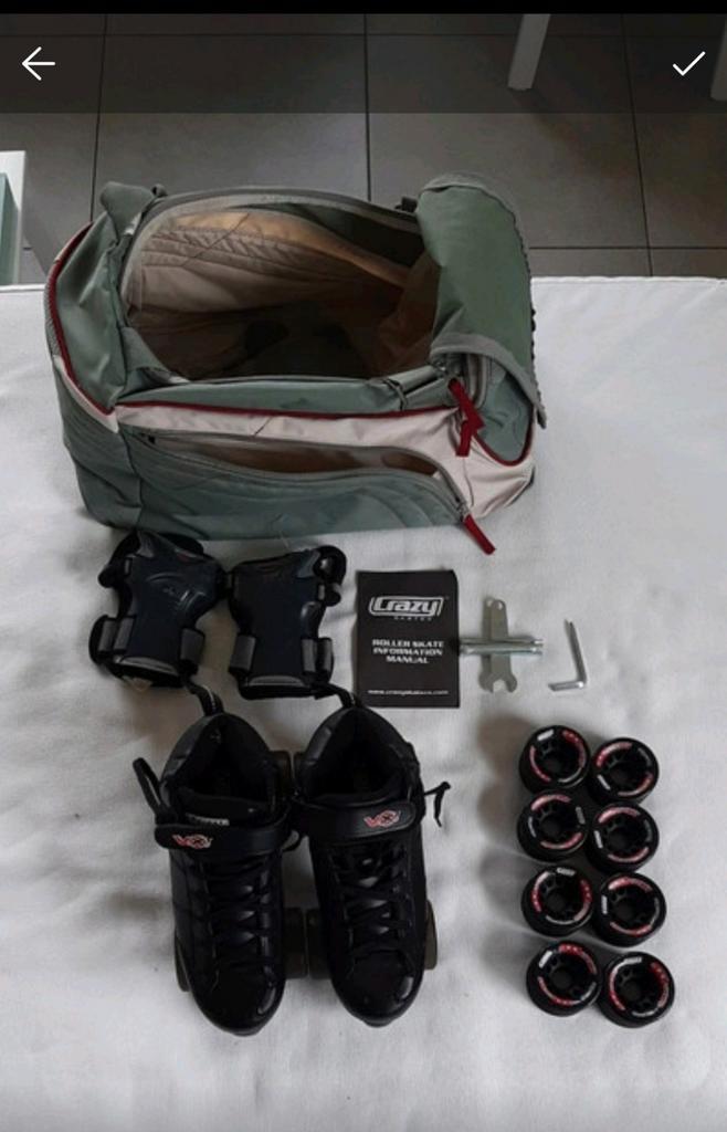 Rolschaatsen met bottines maat 40.weinig gebruikt,met buiten, Sport en Fitness, Skeelers, Ophalen of Verzenden