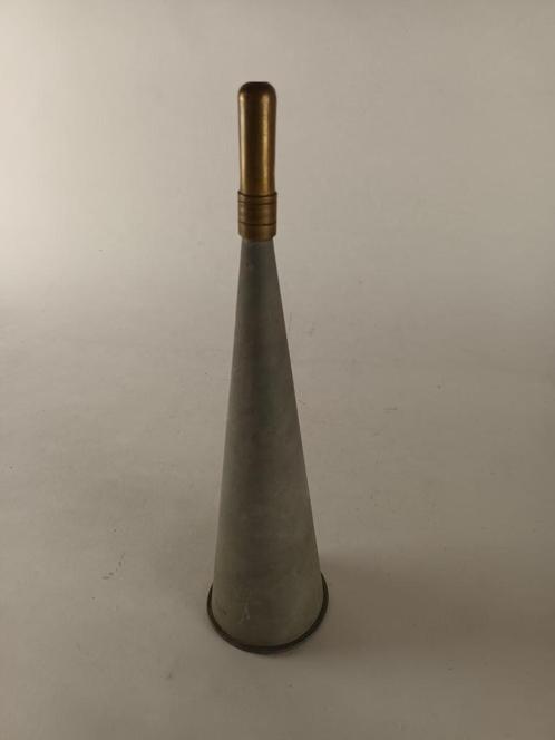 Antieke zinken scheepshoorn, Antiek en Kunst, Antiek | Gereedschap en Instrumenten, Ophalen of Verzenden
