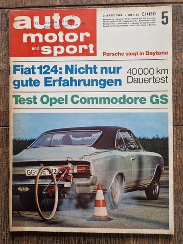 Magazine Auto, Moto et Sports 1968 (3)