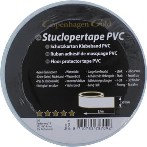 Stucloper tape Copenhagen Gold 50mm/33m (10 nieuwe rollen), Doe-het-zelf en Bouw, Gereedschap | Handgereedschap, Nieuw, Ophalen of Verzenden
