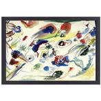 Composition VI - Toile Wassily Kandinsky + cadre de cuisson, Envoi, Création originale, 50 à 75 cm, 50 à 75 cm