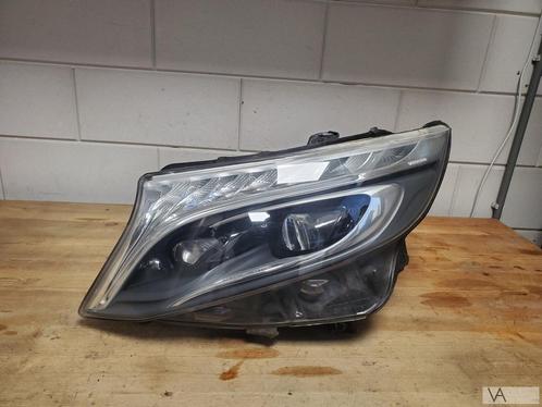 Mercedes Vito W447 2014 - 2022 koplamp links LED brandschade, Auto-onderdelen, Verlichting, Mercedes-Benz, Gebruikt, Ophalen of Verzenden