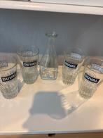 4 glazen en een DUVAL-karaf, Ophalen of Verzenden, Zo goed als nieuw