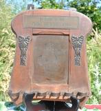 porte pipe bois et cuivre decor pecheur a l'enfant, Collections, Enlèvement ou Envoi, Utilisé, Autres types