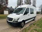 MERCEDES SPRINTER 316CDI 2015 170 000 KM À CABINE DOUBLE 163, Autos, Camionnettes & Utilitaires, Tissu, Achat, Blanc, 6 places