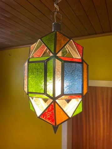Marokkaanse veelkleurige hanglamp beschikbaar voor biedingen