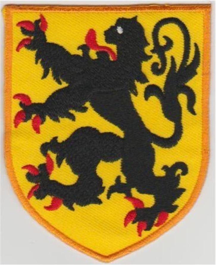 Vlaamse Leeuw stoffen opstrijk patch embleem, Verzamelen, Kleding en Patronen, Nieuw, Verzenden