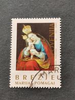 Slovenie 1995 - Kerstmis - schilderkunst, Ophalen of Verzenden, Italië, Gestempeld