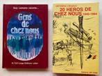 2 Livres : des héros et des gens de chez nous - 8€, Livres, Enlèvement ou Envoi, Comme neuf