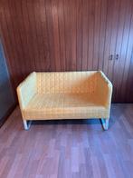 Zetel Ikea met gele hoes, Ophalen, Tweepersoons, 75 tot 100 cm, Zo goed als nieuw