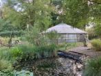 megagrote yurt/ger, 13 m doorsnee, 140m2, 16-muurs, Caravans en Kamperen, Ophalen, Gebruikt, Meer dan 6