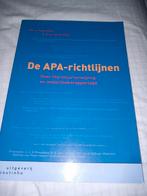 Petra Poelmans - De APA-richtlijnen| AP Hogeschool, Boeken, Gelezen, Ophalen of Verzenden, Sociaal werk, Petra Poelmans; Olav Severijnen